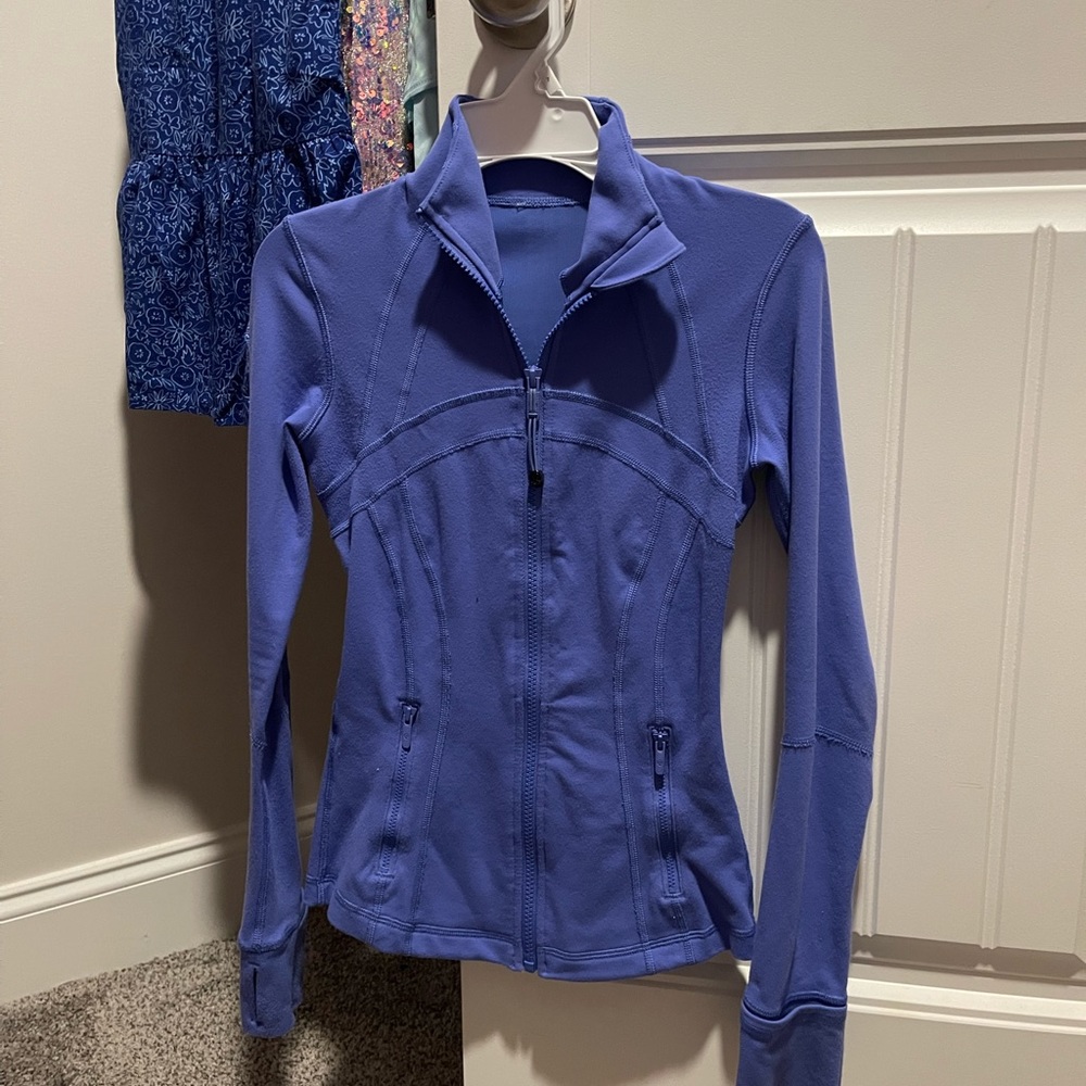 lululemon wild indigo define jacket luon size 0